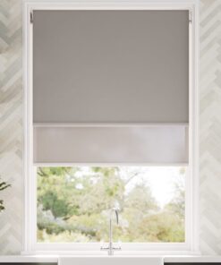 Double Roller Eclipse Dove Grey & City Grey