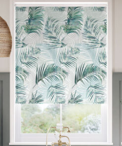 Splash Blackout Palm Leaf Sage Green