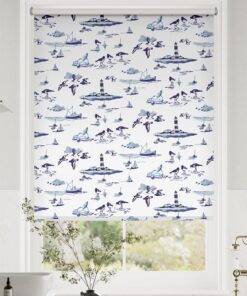 Splash Blackout Shoreline Toile Blue