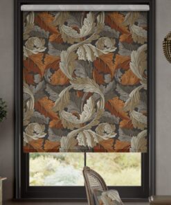 William Morris Acanthus Velvet Chestnut